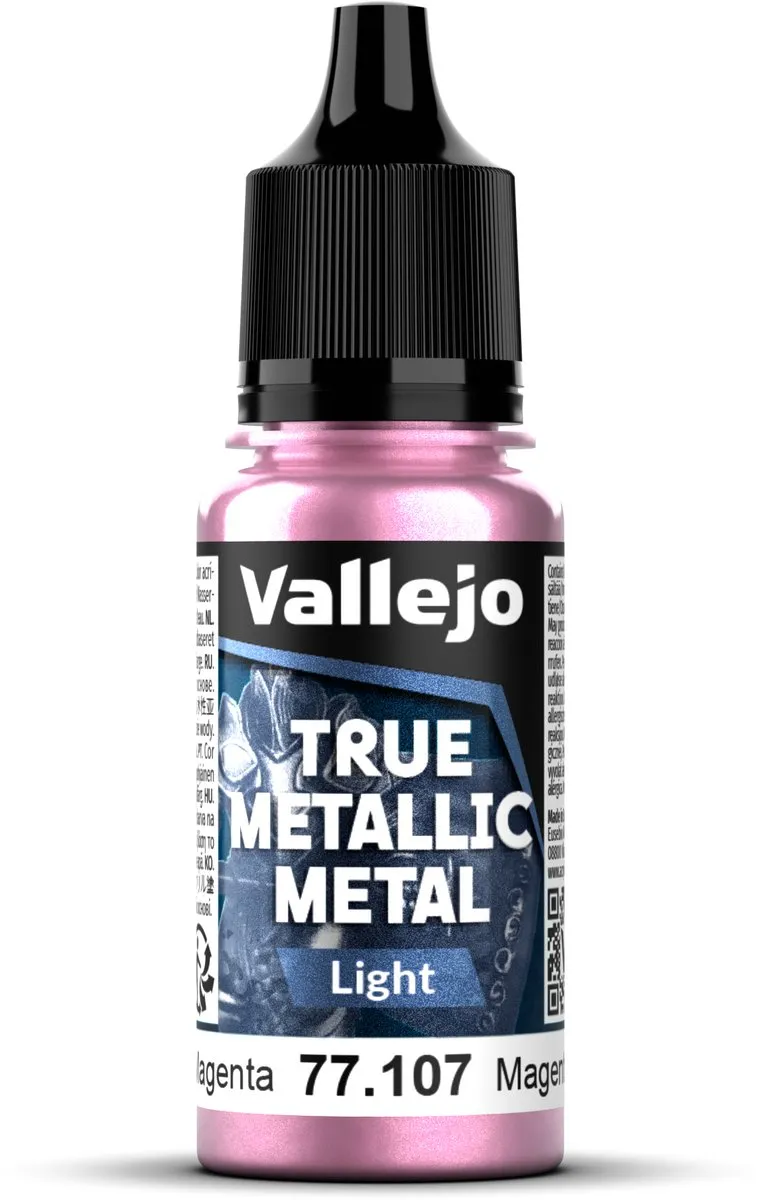 Vallejo Hobbyverf True Metallic Metal Light Karmozijn Magenta 18ml