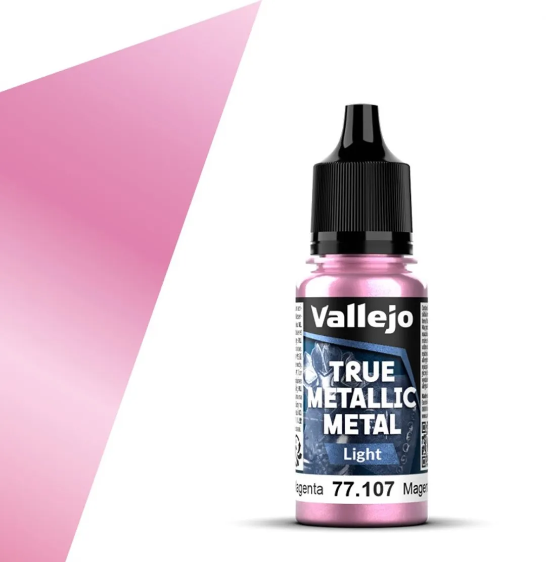Vallejo Hobbyverf True Metallic Metal Light Karmozijn Magenta 18ml