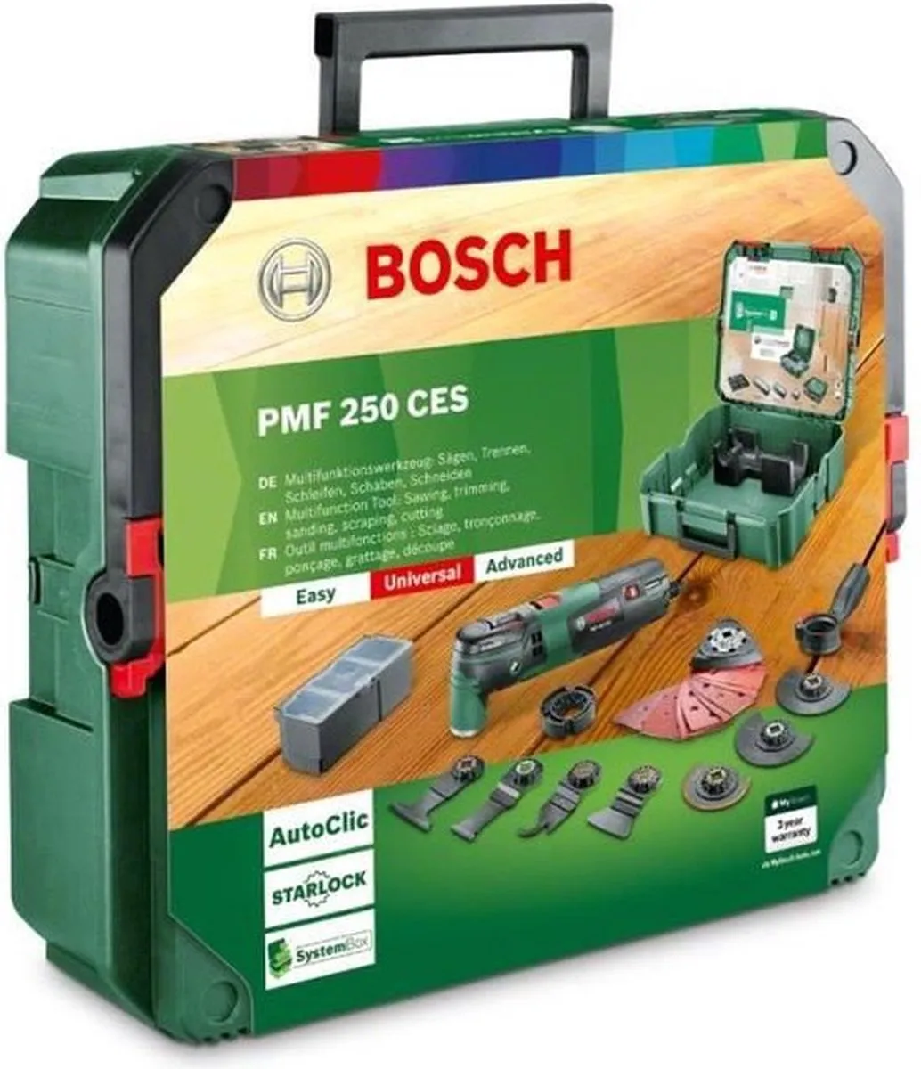 Bosch PMF 250 CES Multitool - 250W - 20 Stuks