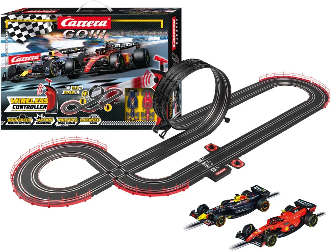 Carrera Go!!! Formula Free Racing Racebaan Max Verstappen vs. Carlos Sainz CAR20062581 - 5,3m Draadloos