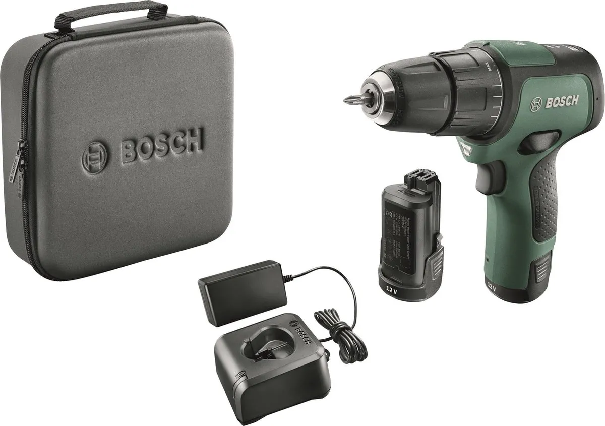 Bosch EasyImpact 12 Accuklopboorschroevendraaier 06039D3101 - 2x 2000mAh