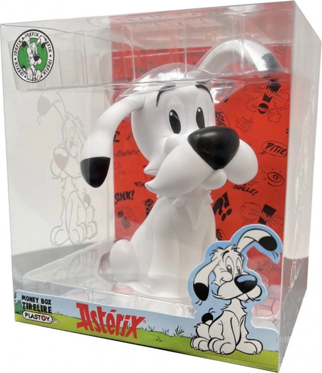Plastoy Astérix Idéfix Spaarpot - Wit