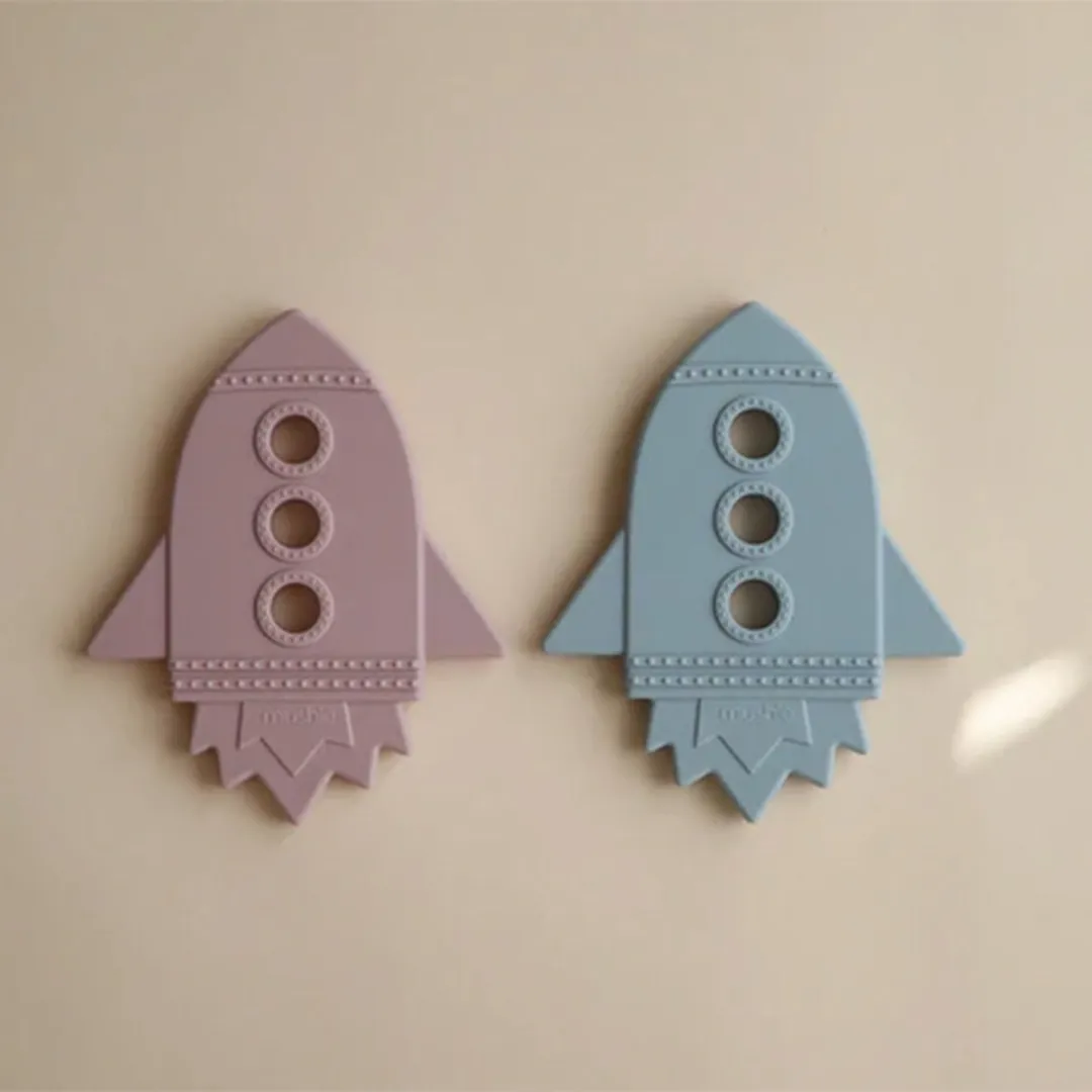 Mushie Bijtspeeltje Raket Cloud