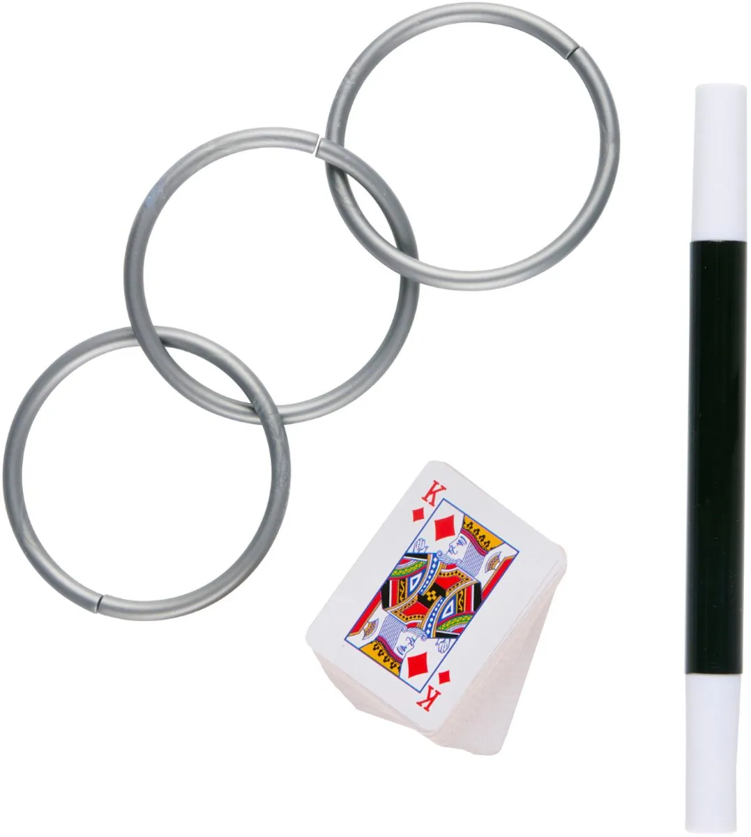 Eddy Toys Magische Set 3-delig - Goochelstok & Kaarten - 871125235163