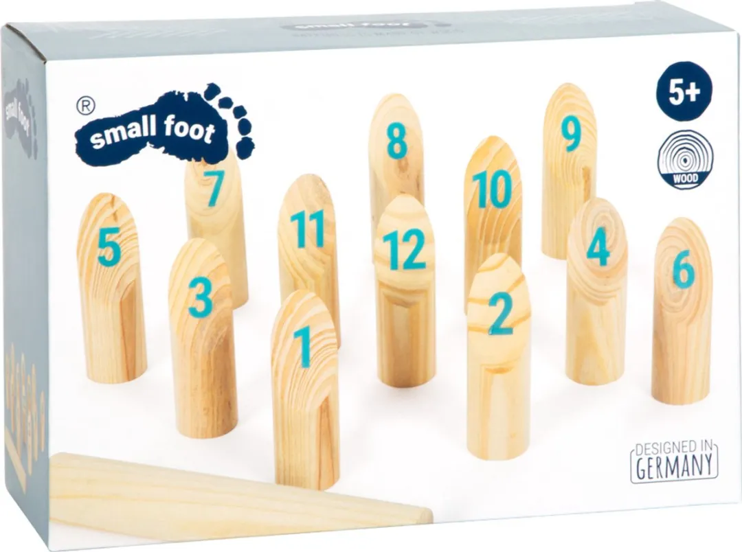 Small Foot Kubb Werpspel Houten 13-delig - 2-4 Spelers