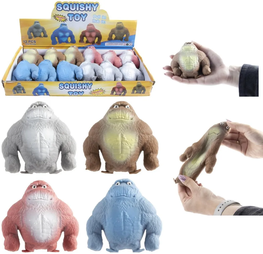 Toi-Toys Gorilla Knuffel Speelgoed 10cm