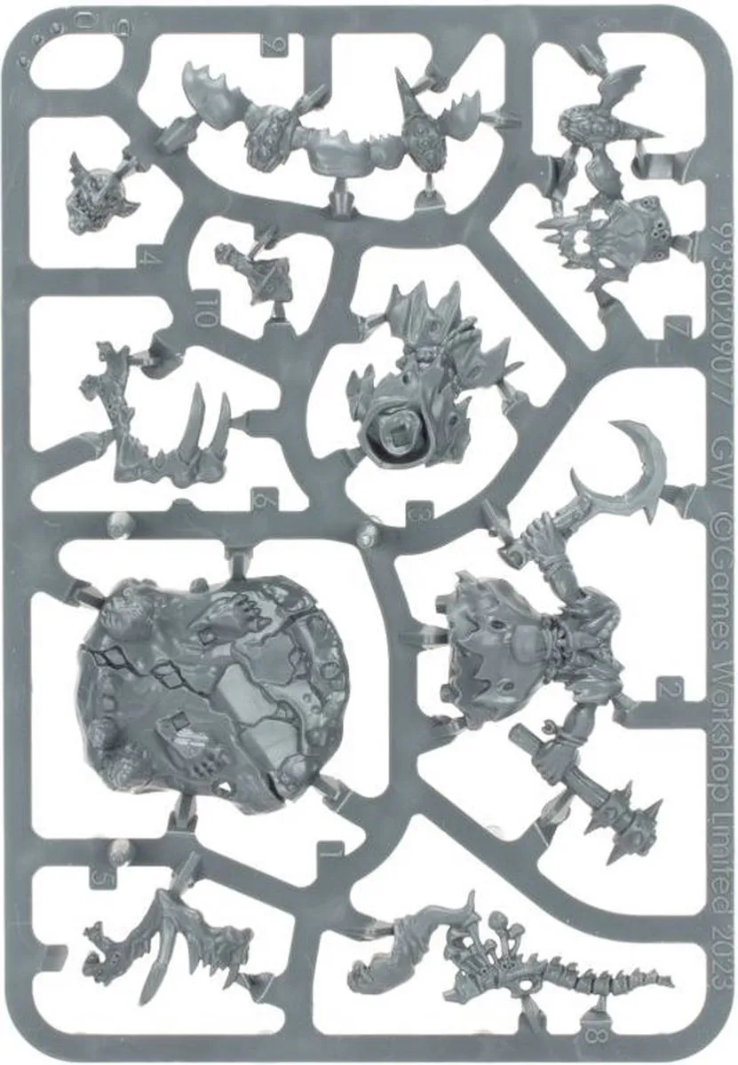 Games Workshop Gloomspite Gitz Rabble-Rowza - Meerkleurig