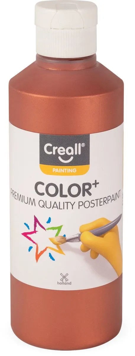Creall Color+ Premium Plakkaatverf Metallic - 4x250ml - afbeelding 3 van 6