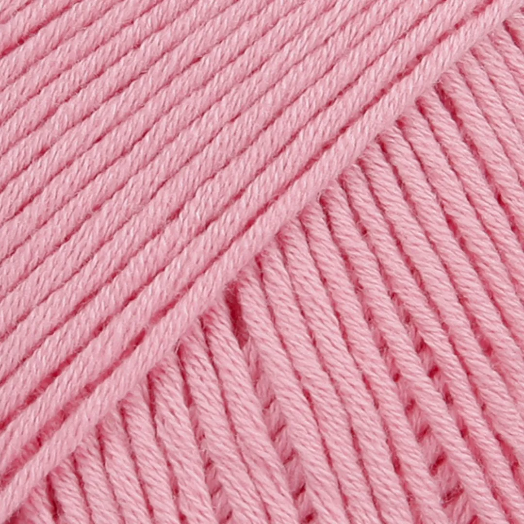 Drops Safran Uni Colour Roze Katoen Garen