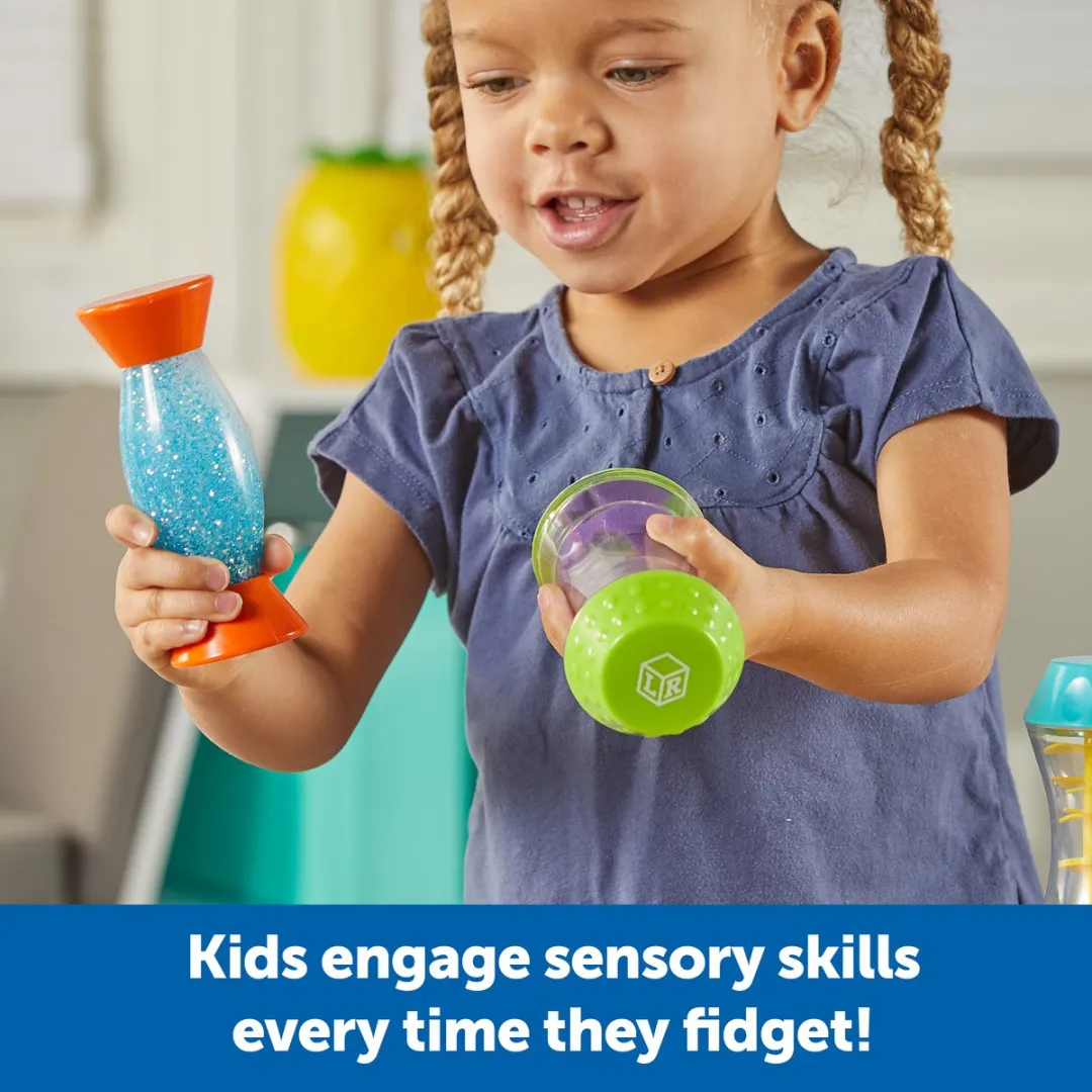 Learning Resources Sensory Trio Fidget Tubes 950LER5566 - Multicolor