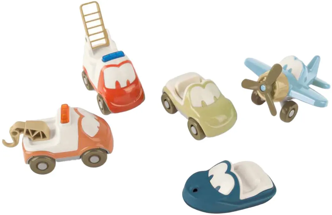 Dantoy BIOplastic Speelgoedauto's Set DY5652