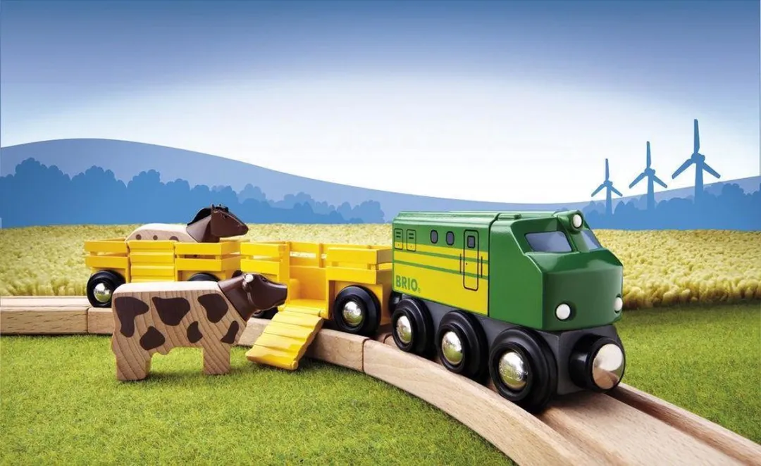 BRIO Trein met Boerderijdieren 33404 - 5 Stukken - Groen - afbeelding 6 van 6