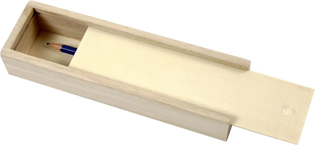 Creativ Company Houten Pennendoos 20x6x3,5cm - Blank