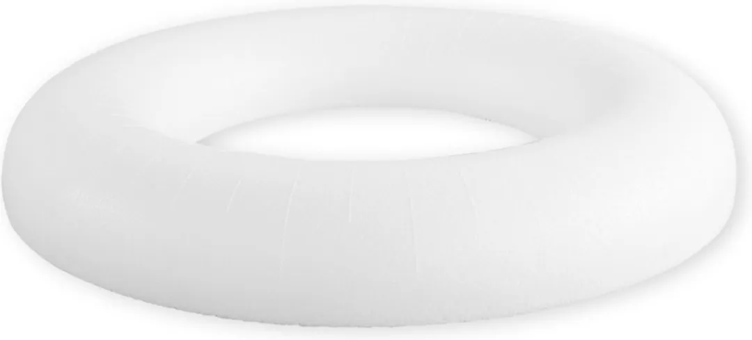 Rayher Hobby Platte Ringen Set - 8 Stuks Wit
