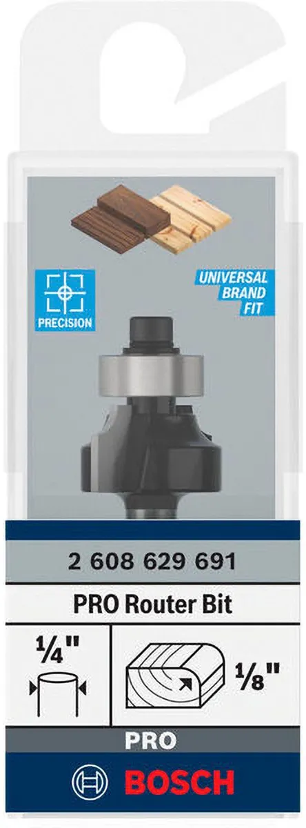 Bosch PRO Afrondfrees R 1/8