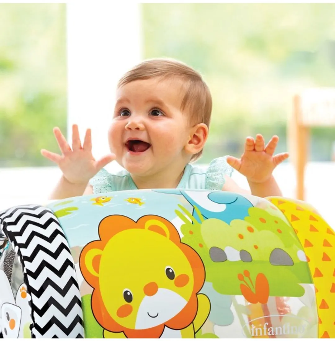 Infantino Jungle Peek & Roll - Multi