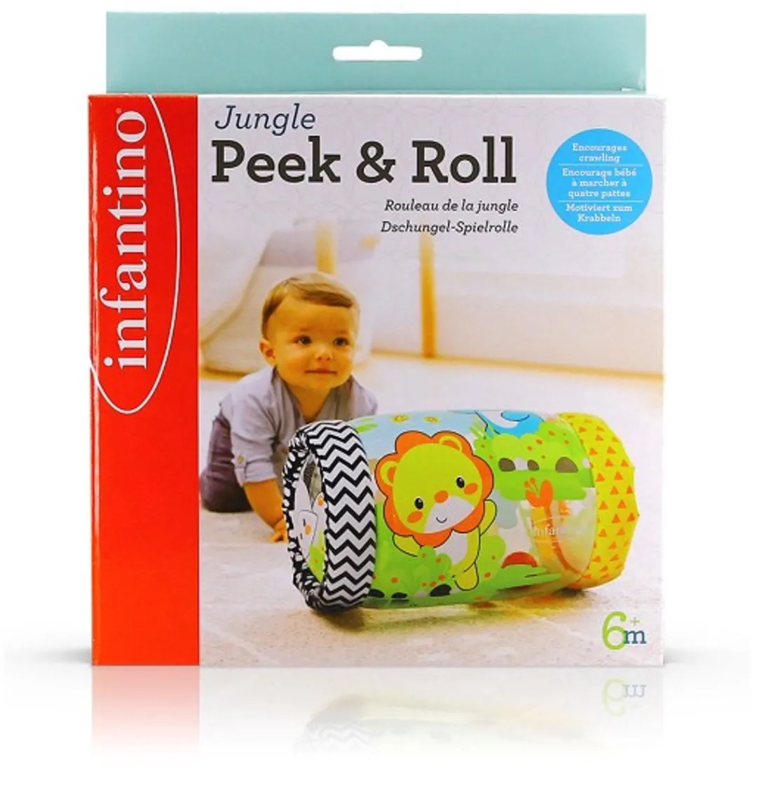 Infantino Jungle Peek & Roll - Multi