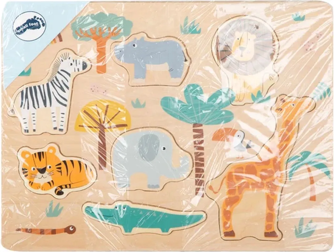 Small Foot Houten Puzzel Safari 7-delig - Multicolor - afbeelding 6 van 6