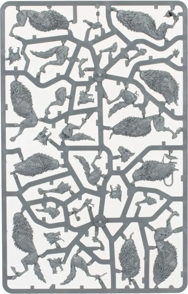 Games Workshop Soulblight Gravelords Dire Wolves 84-delig