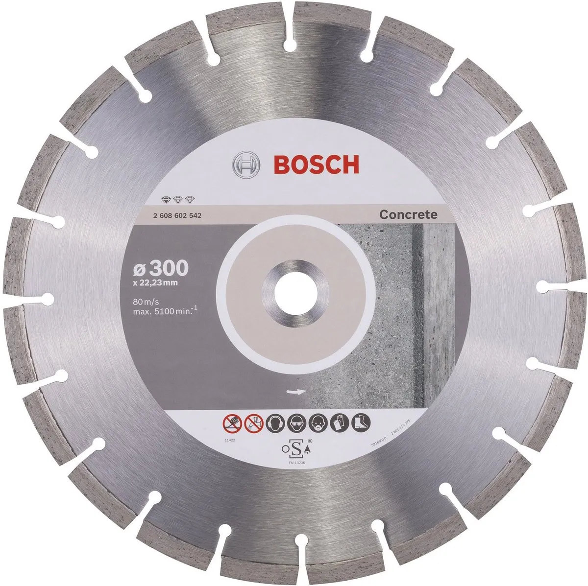 Bosch Diamantdoorslijpschijf Standard Concrete 300x22,23mm