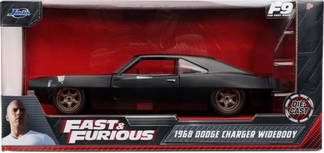 Jada Toys Fast & Furious Dodge Charger 1:24 - Gegoten metalen model - Zwart