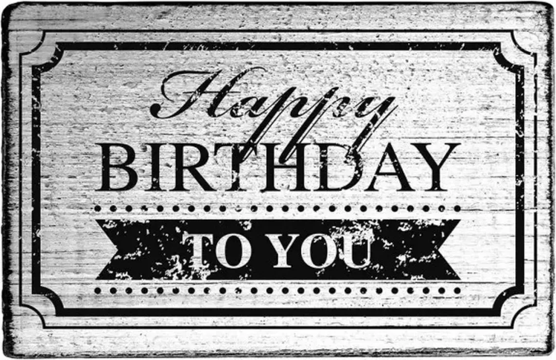Colop Vintage Stempel Happy Birthday To You