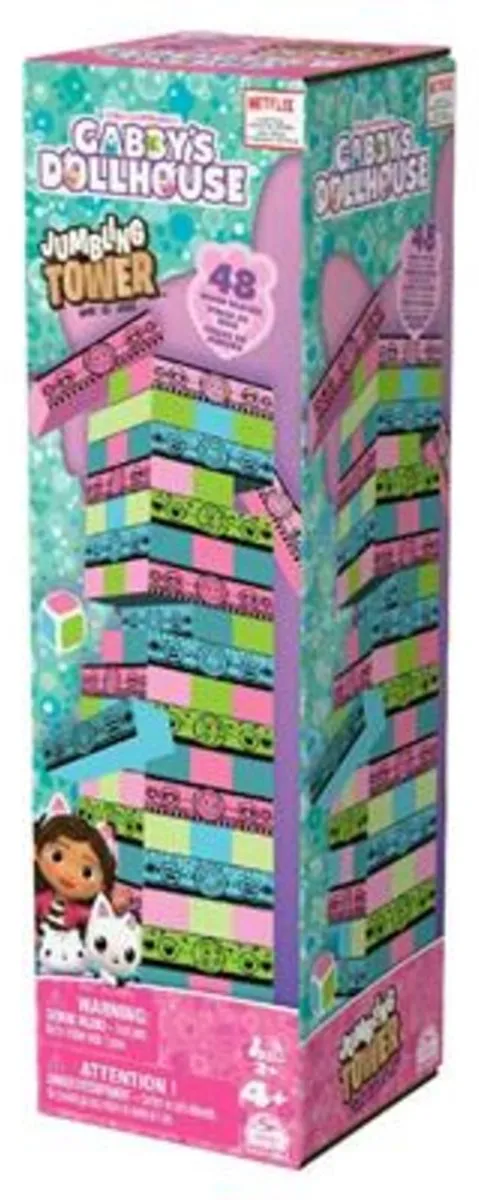 Spin Master Gabby's Poppenhuis Jumbling Tower - 6066778 - 2-10 Spelers