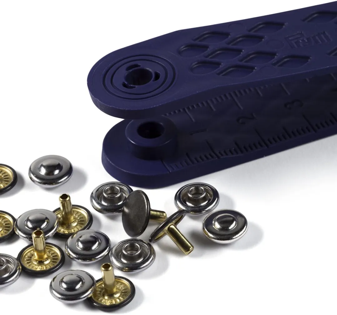 Prym Siernieten 9mm - 24 Stuks - Zilver/Oudijzer