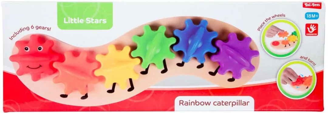 Toi-Toys Little Stars Baby Rups - Draaiende Tandwielen 72549A - Multicolor