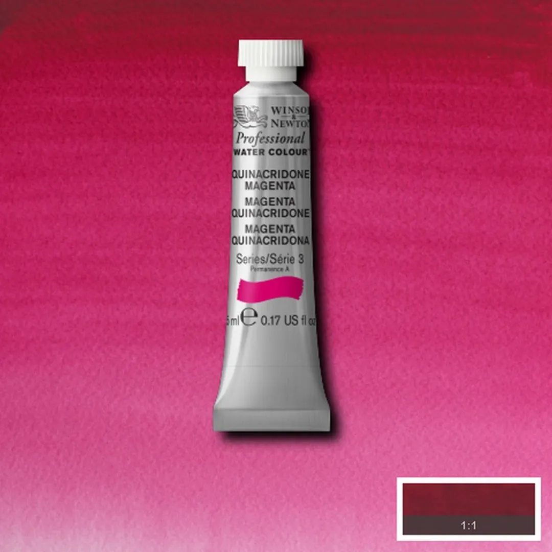 Winsor & Newton Professional Aquarelverf Quinacridone Magenta 5ml