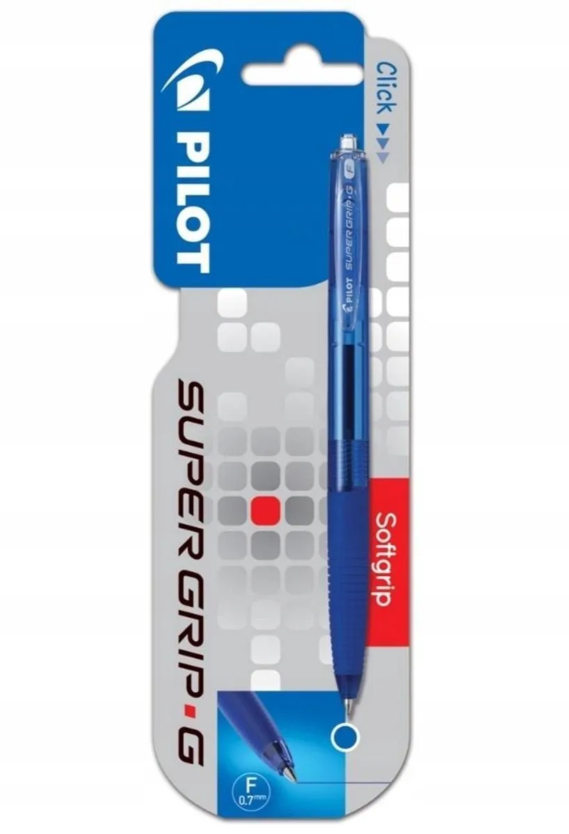 Pilot Super Grip G Blauwe Gelpen 0.7mm