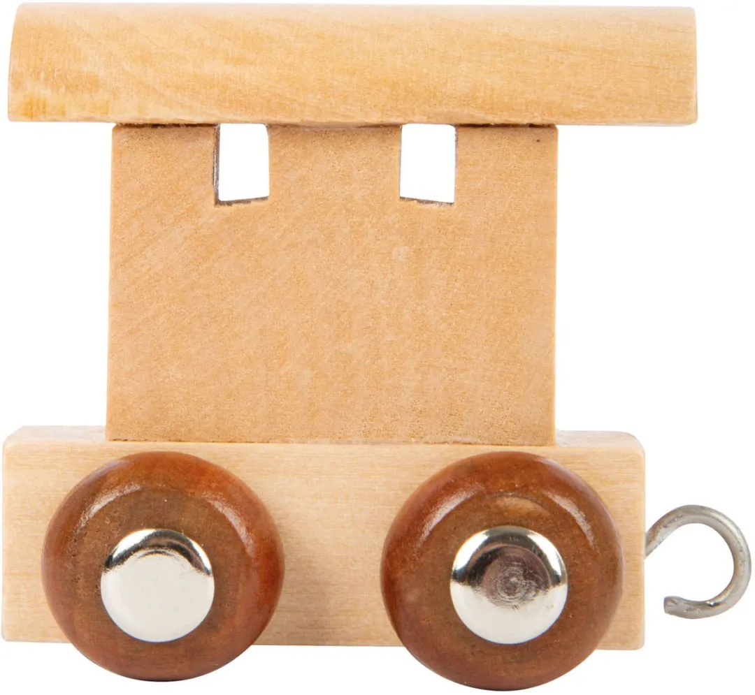 Small Foot Houten Lettertrein Wagon 12 Stuks
