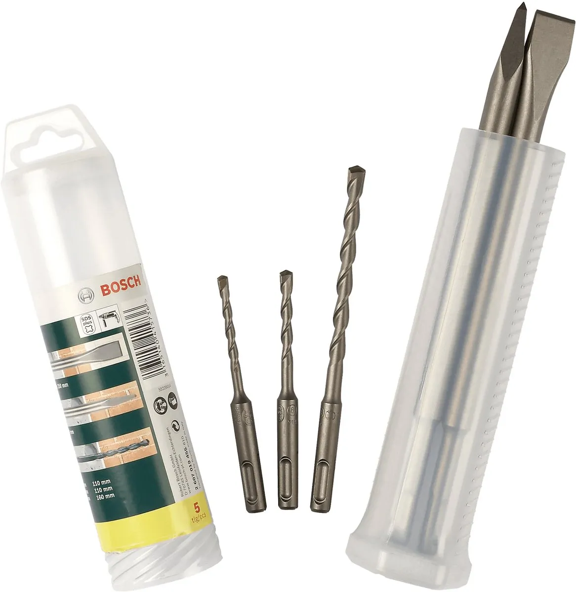Bosch SDS Plus Beitel & Borenset 5-delig
