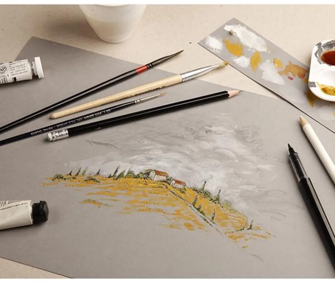 Clairefontaine Paint ON Multi-Techniek Pad A3 Zwart - 20 Vel