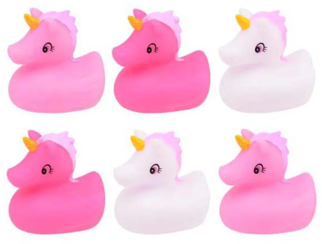 Johntoy Happy World Badspeelgoed Eenhoorn & Flamingo - 6 Stuks Multicolor - afbeelding 4 van 5