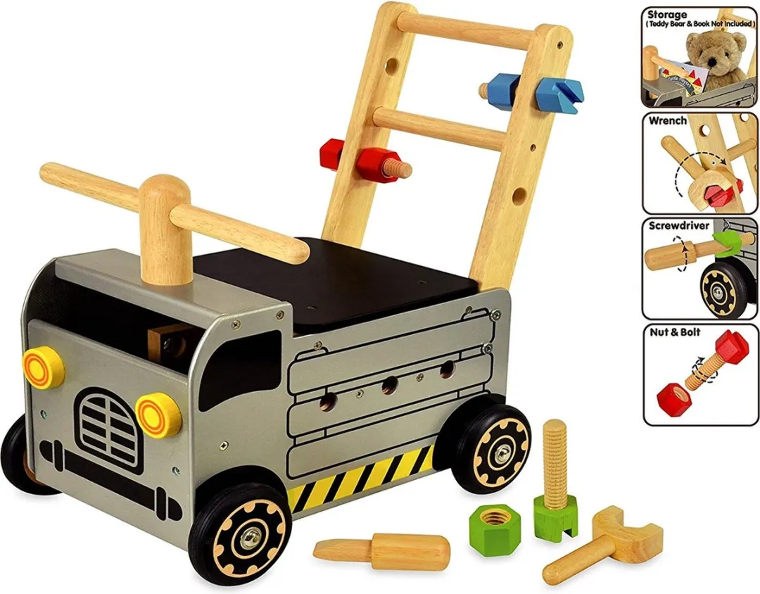 I'm Toy Loop Werktruck IM87471 - Grijs