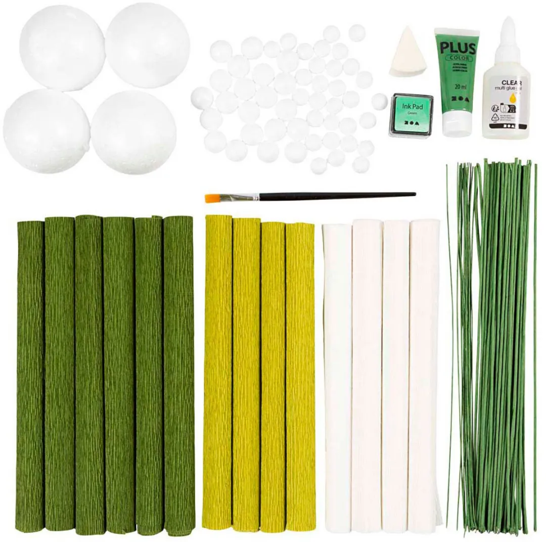 Creativ Company Maxi Hobbyset Crêpepapier Bloemenboeket Multicolor