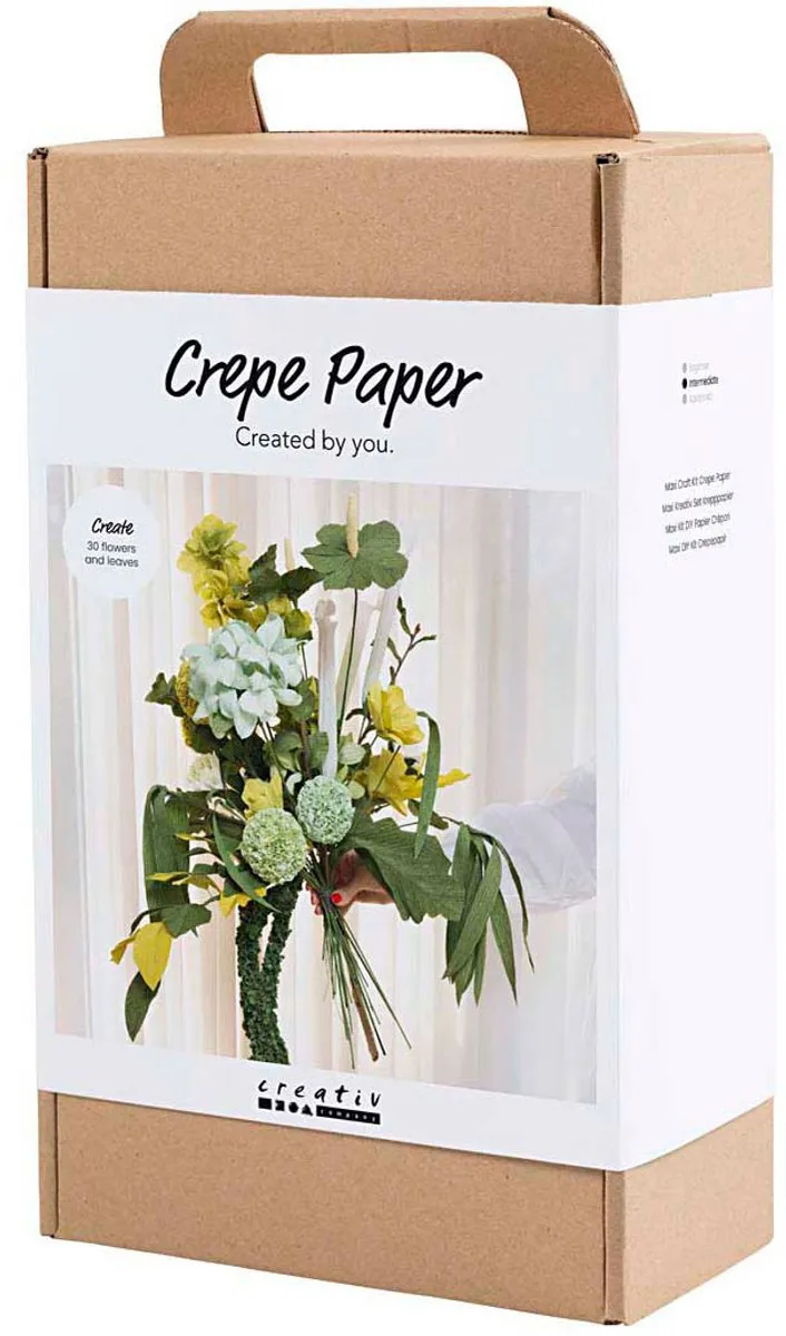 Creativ Company Maxi Hobbyset Crêpepapier Bloemenboeket Multicolor