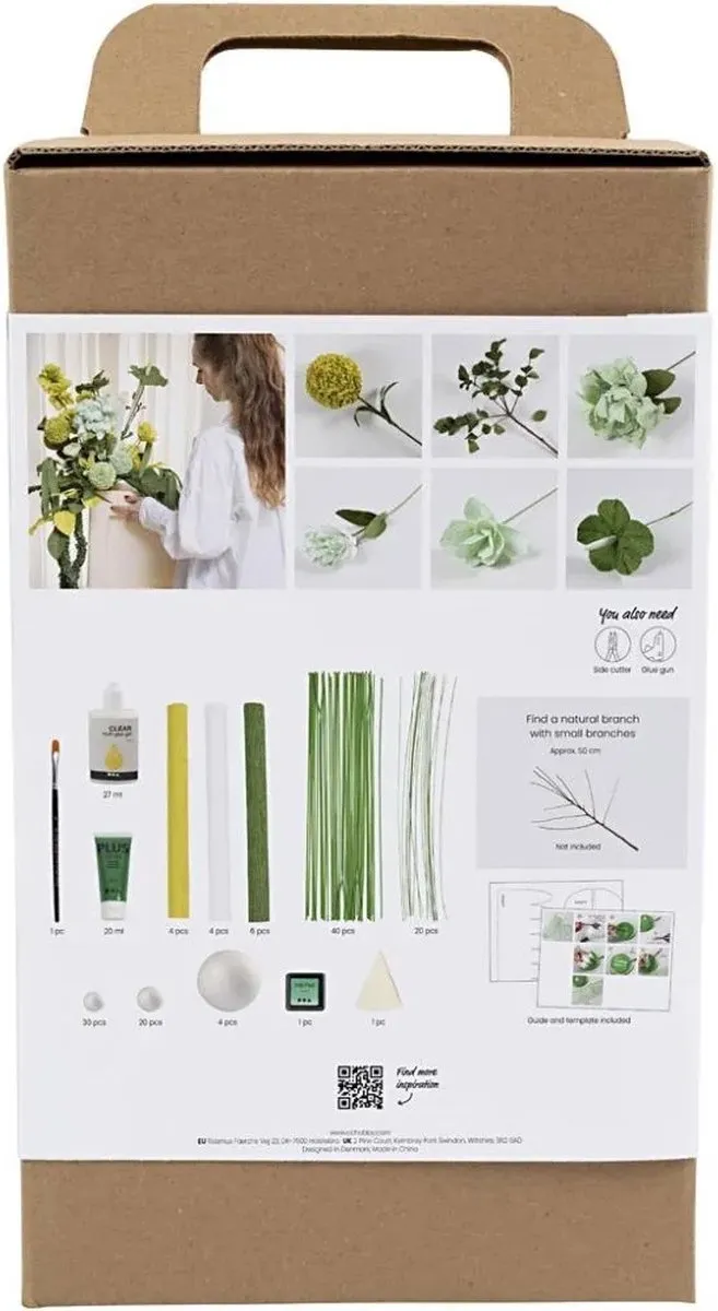 Creativ Company Maxi Hobbyset Crêpepapier Bloemenboeket Multicolor