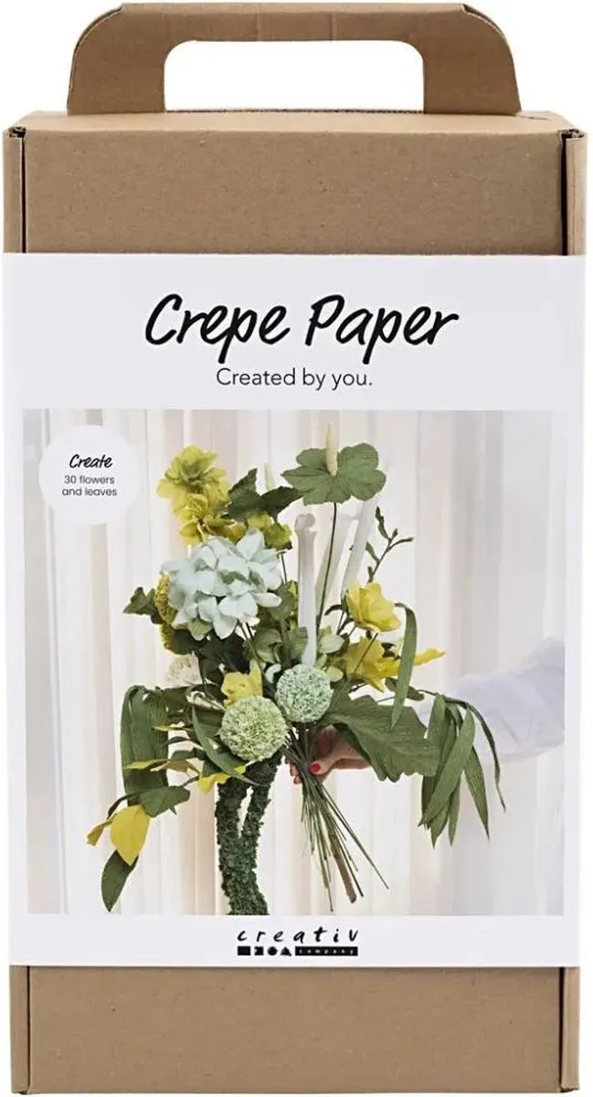 Creativ Company Maxi Hobbyset Crêpepapier Bloemenboeket Multicolor