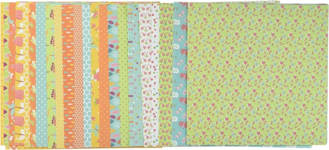 Clairefontaine Origami Papier Spring - 60 Vel 70g 20x20cm - Multicolor