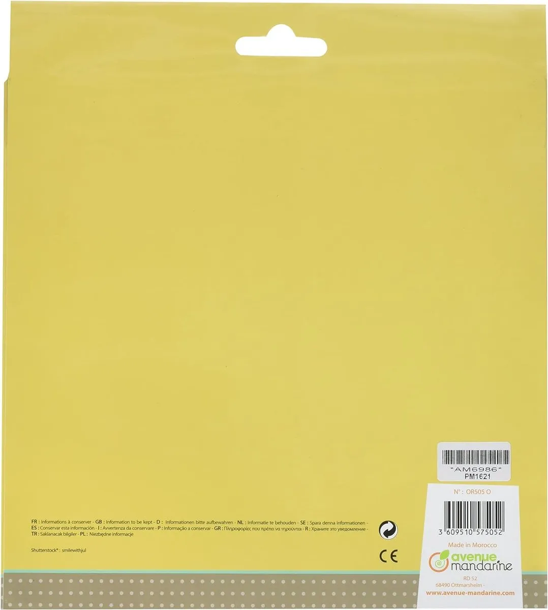 Clairefontaine Origami Papier Spring - 60 Vel 70g 20x20cm - Multicolor - afbeelding 6 van 6