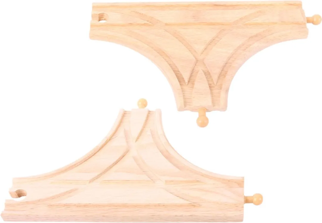 BigJigs Houten Trein T-Kruising BJT108