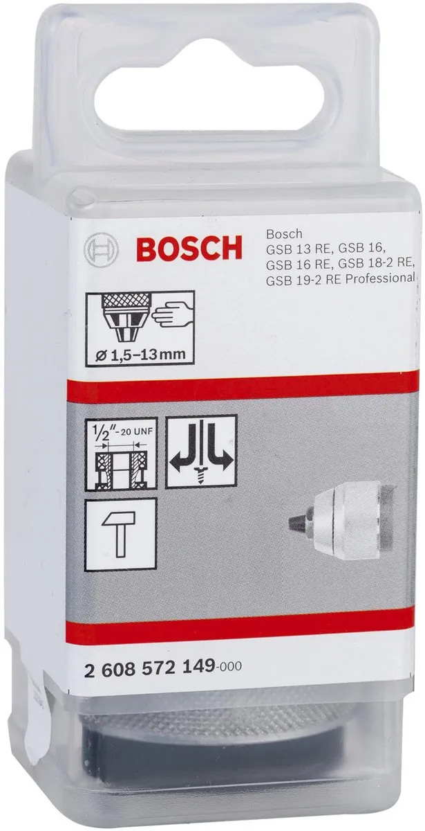 Bosch Snelspanboorhouder 1,5–13mm 1/2" - 20