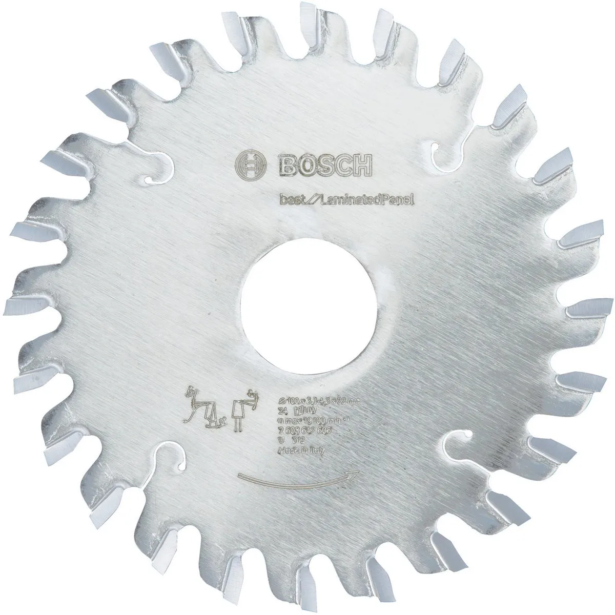Bosch Conisch Snijmes 100x22x2,2mm