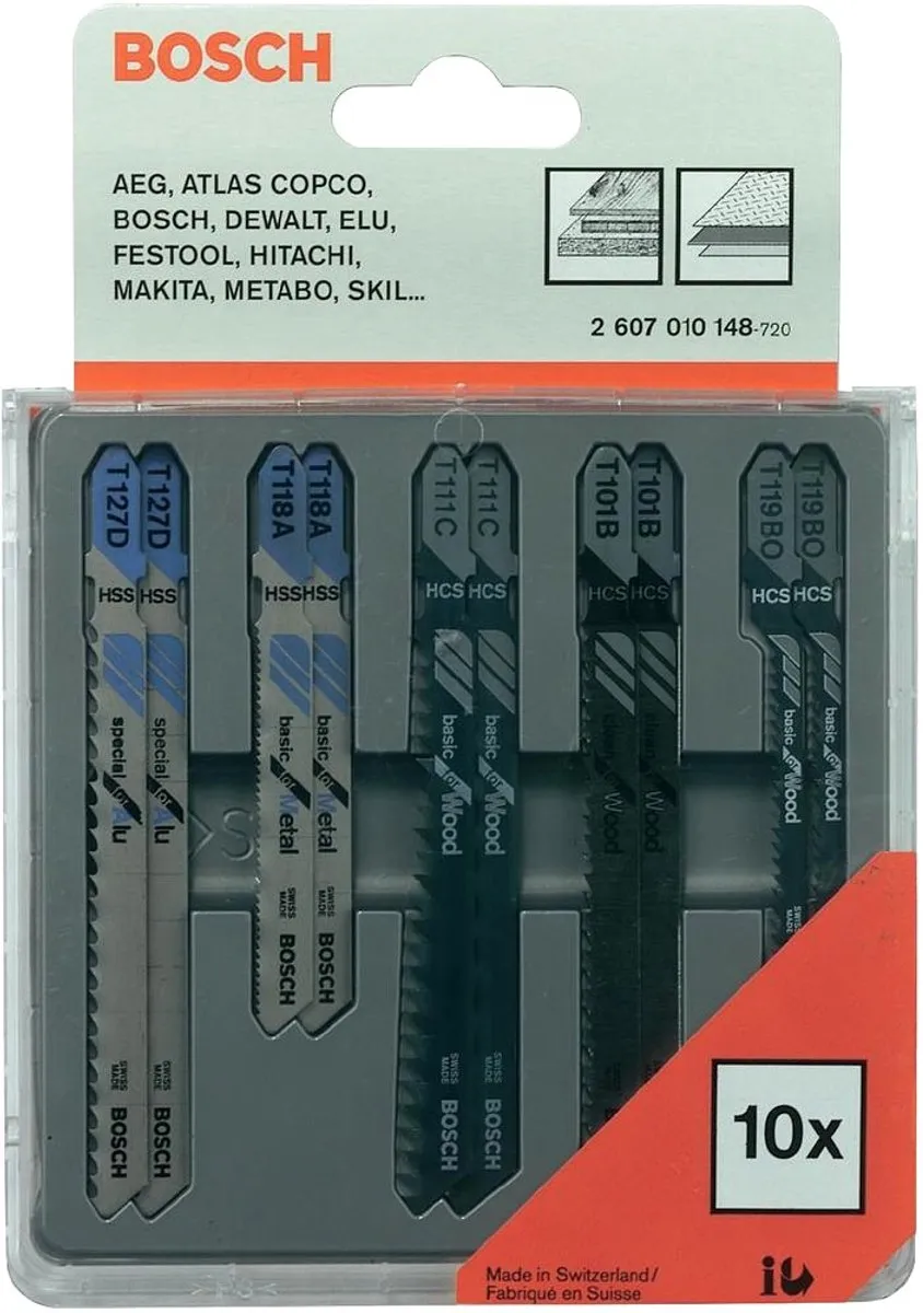 Bosch Decoupeerzaag Tanden Set