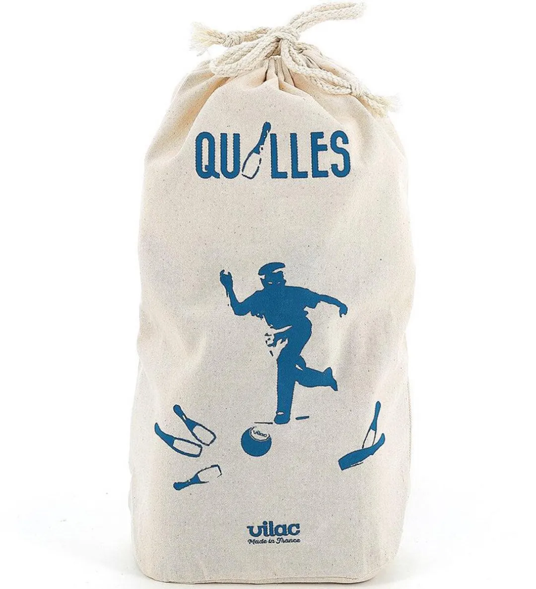 Vilac Houten Bowlingspel 8-delig - Multicolor - afbeelding 2 van 3