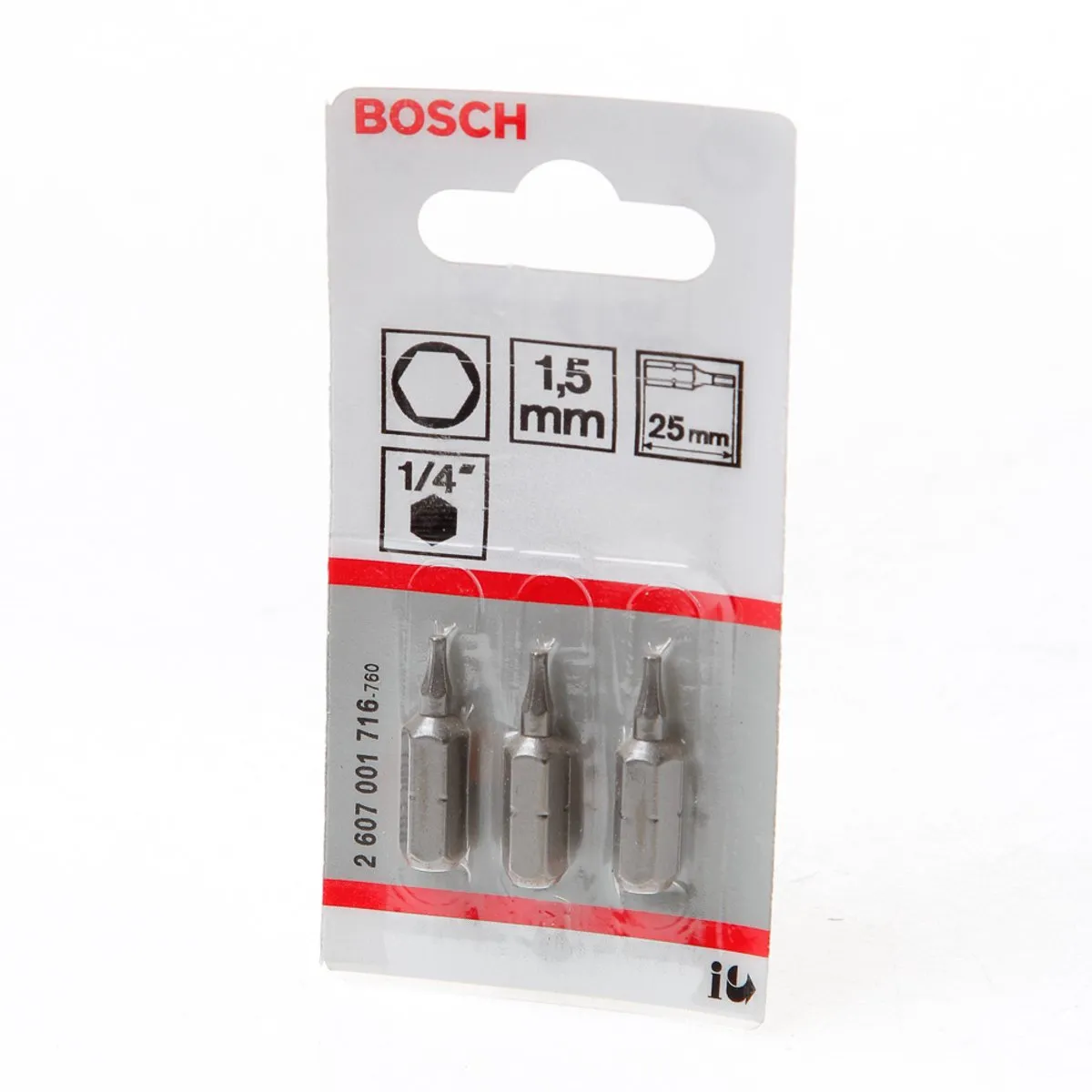 Bosch BIT 1/4XH-TORS/IS 1.5 - 3 Stuks