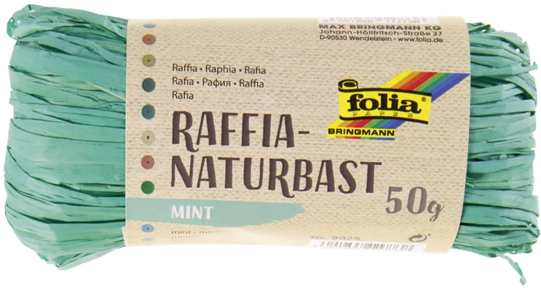 Folia Raffia 50g - Donkergeel