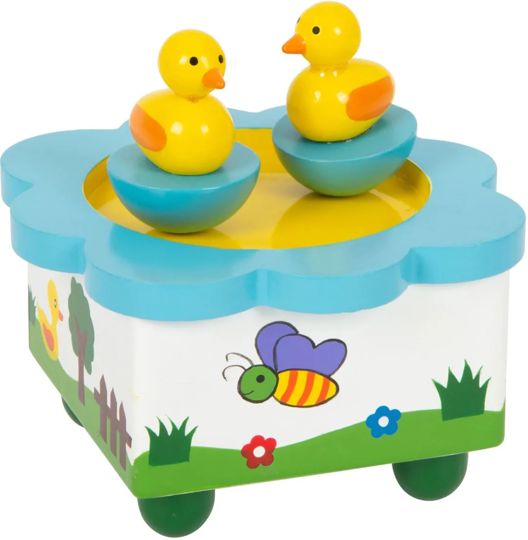 Small Foot Houten Muziekdoos Eend